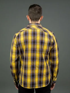 The Strike Gold Check Work Flannel Shirt Yellow