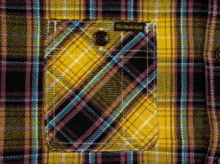 The Strike Gold Check Work Flannel Shirt Yellow