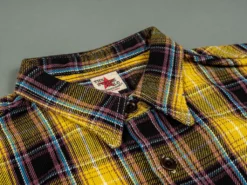 The Strike Gold Check Work Flannel Shirt Yellow