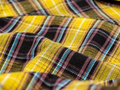 The Strike Gold Check Work Flannel Shirt Yellow