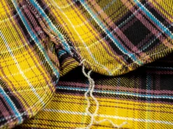 The Strike Gold Check Work Flannel Shirt Yellow