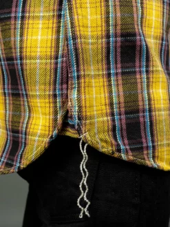 The Strike Gold Check Work Flannel Shirt Yellow