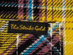 The Strike Gold Check Work Flannel Shirt Yellow