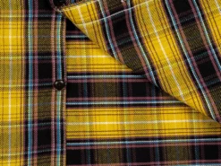 The Strike Gold Check Work Flannel Shirt Yellow