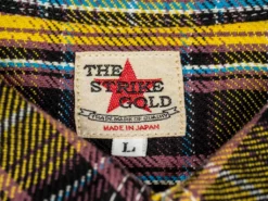The Strike Gold Check Work Flannel Shirt Yellow