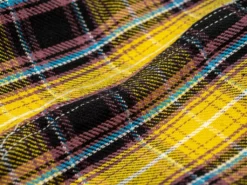 The Strike Gold Check Work Flannel Shirt Yellow