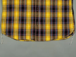 The Strike Gold Check Work Flannel Shirt Yellow