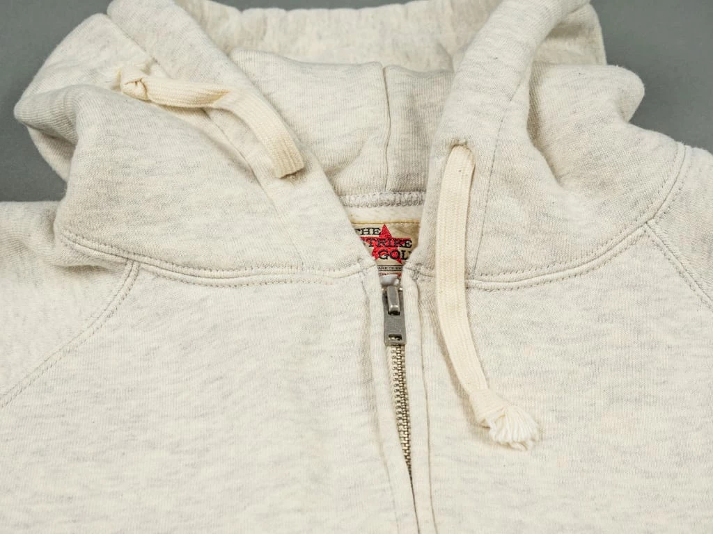The Strike Gold Loopwheeled Zip Hoodie (Oatmeal) 13 The Strike Gold Loopwheeled Zip Hoodie (Oatmeal)