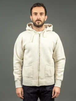 The Strike Gold Loopwheeled Zip Hoodie (Oatmeal)