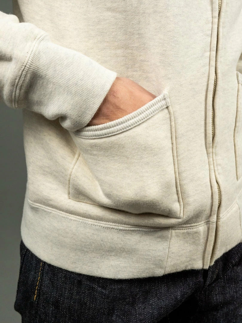 The Strike Gold Loopwheeled Zip Hoodie (Oatmeal) 9 The Strike Gold Loopwheeled Zip Hoodie (Oatmeal)