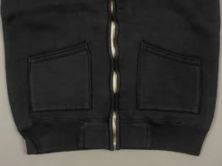 The Strike Gold Loopwheeled Zip Hoodie (Black)