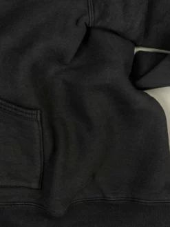 The Strike Gold Loopwheeled Zip Hoodie (Black)