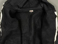 The Strike Gold Loopwheeled Zip Hoodie (Black)