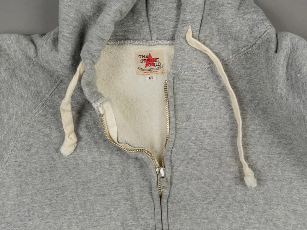 The Strike Gold Loopwheeled Zip Hoodie (Grey) 14 The Strike Gold Loopwheeled Zip Hoodie (Grey)