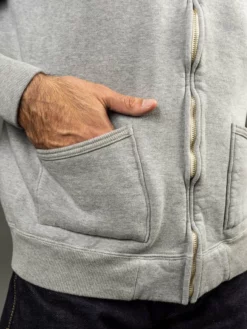 The Strike Gold Loopwheeled Zip Hoodie (Grey) 31 The Strike Gold Loopwheeled Zip Hoodie (Grey)