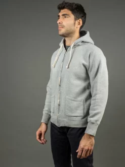 The Strike Gold Loopwheeled Zip Hoodie (Grey) 28 The Strike Gold Loopwheeled Zip Hoodie (Grey)