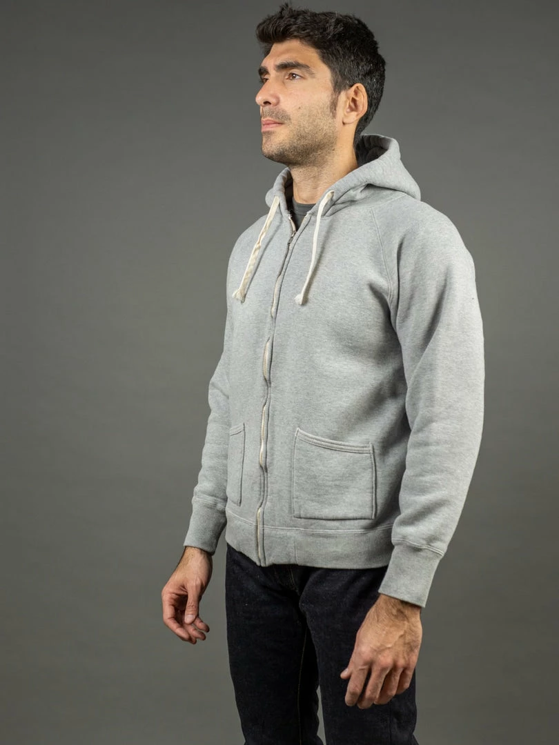 The Strike Gold Loopwheeled Zip Hoodie (Grey) 5 The Strike Gold Loopwheeled Zip Hoodie (Grey)