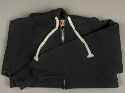 The Strike Gold Loopwheeled Zip Hoodie (Black)