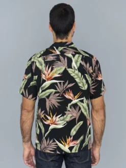 NEW ARRIVALS Trophy Clothing Duke Hawaiian Shirt Black