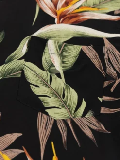 NEW ARRIVALS Trophy Clothing Duke Hawaiian Shirt Black