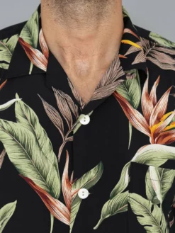 NEW ARRIVALS Trophy Clothing Duke Hawaiian Shirt Black