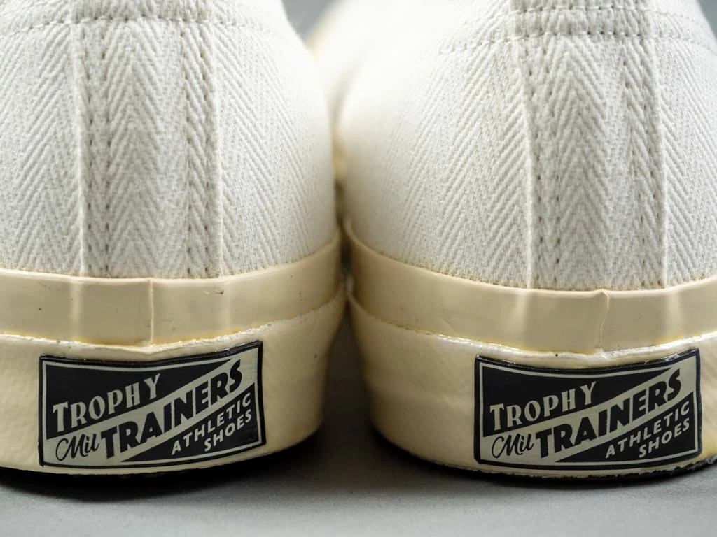 Trophy Clothing Mill Trainers Low-Top White X Cream 8 Trophy Clothing Mill Trainers Low-Top White X Cream
