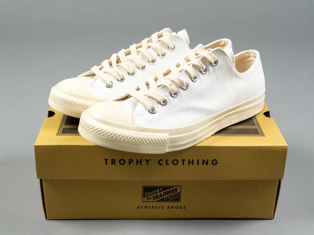 Trophy Clothing Mill Trainers Low-Top White X Cream 19 Trophy Clothing Mill Trainers Low-Top White X Cream