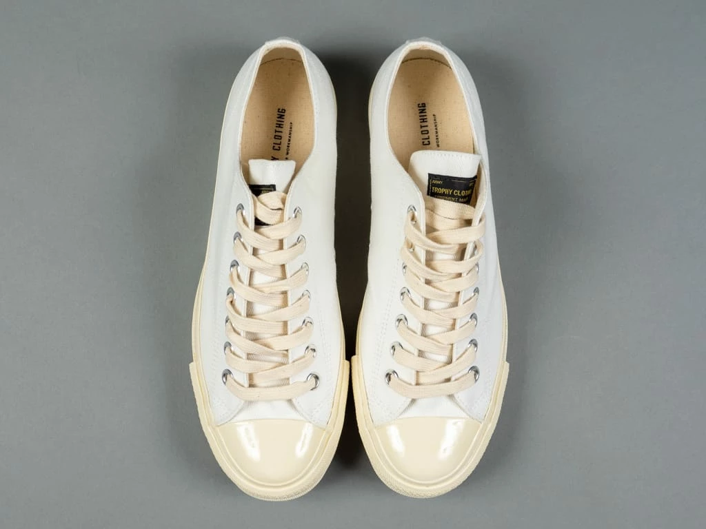 Trophy Clothing Mill Trainers Low-Top White X Cream 5 Trophy Clothing Mill Trainers Low-Top White X Cream
