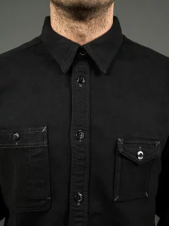 Trophy Clothing Machine Age Flannel Shirt Black