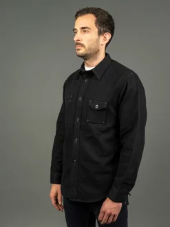 Trophy Clothing Machine Age Flannel Shirt Black