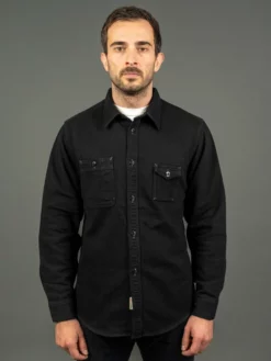 Trophy Clothing Machine Age Flannel Shirt Black