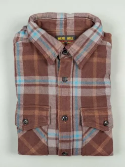UES Extra Heavy Flannel Shirt Wine