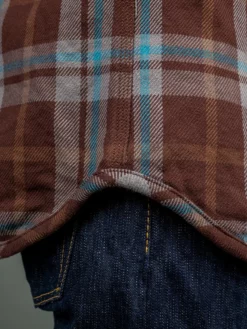 UES Extra Heavy Flannel Shirt Wine