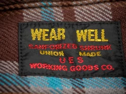 UES Extra Heavy Flannel Shirt Wine