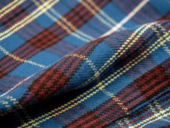 UES Heavy Flannel Shirt Dark Blue Check