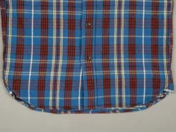 UES Heavy Flannel Shirt Dark Blue Check