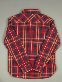 UES Heavy Flannel Shirt Dark Red Check 38 UES Heavy Flannel Shirt Dark Red Check