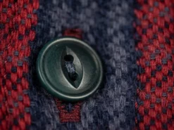 UES Heavy Flannel Shirt Dark Red Check 44 UES Heavy Flannel Shirt Dark Red Check