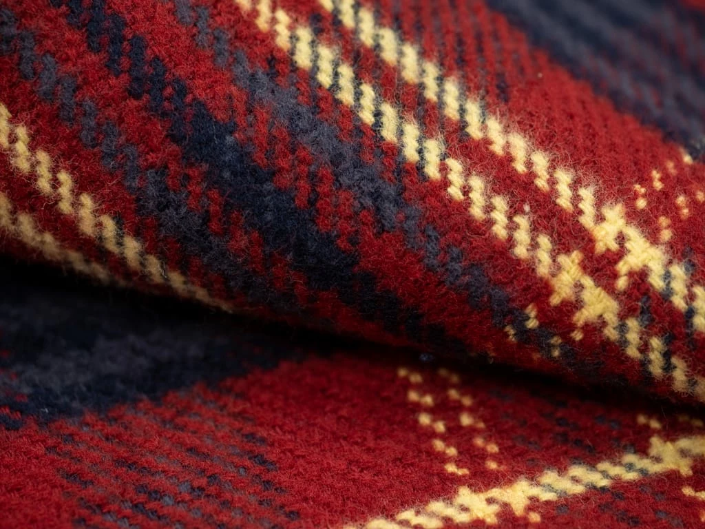 UES Heavy Flannel Shirt Dark Red Check 25 UES Heavy Flannel Shirt Dark Red Check