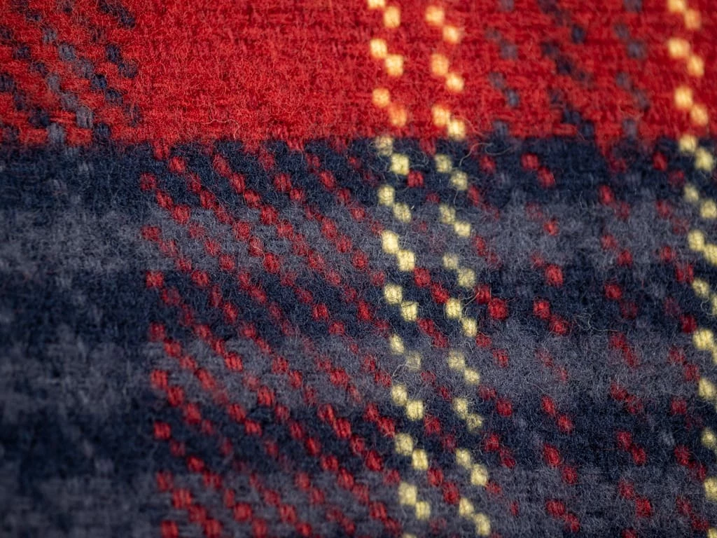 UES Heavy Flannel Shirt Dark Red Check 30 UES Heavy Flannel Shirt Dark Red Check