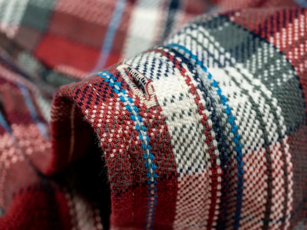 UES Heavy Flannel Shirt Red Small Check 33 UES Heavy Flannel Shirt Red Small Check