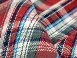 UES Heavy Flannel Shirt Red Small Check 62 UES Heavy Flannel Shirt Red Small Check