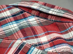 UES Heavy Flannel Shirt Red Small Check 61 UES Heavy Flannel Shirt Red Small Check