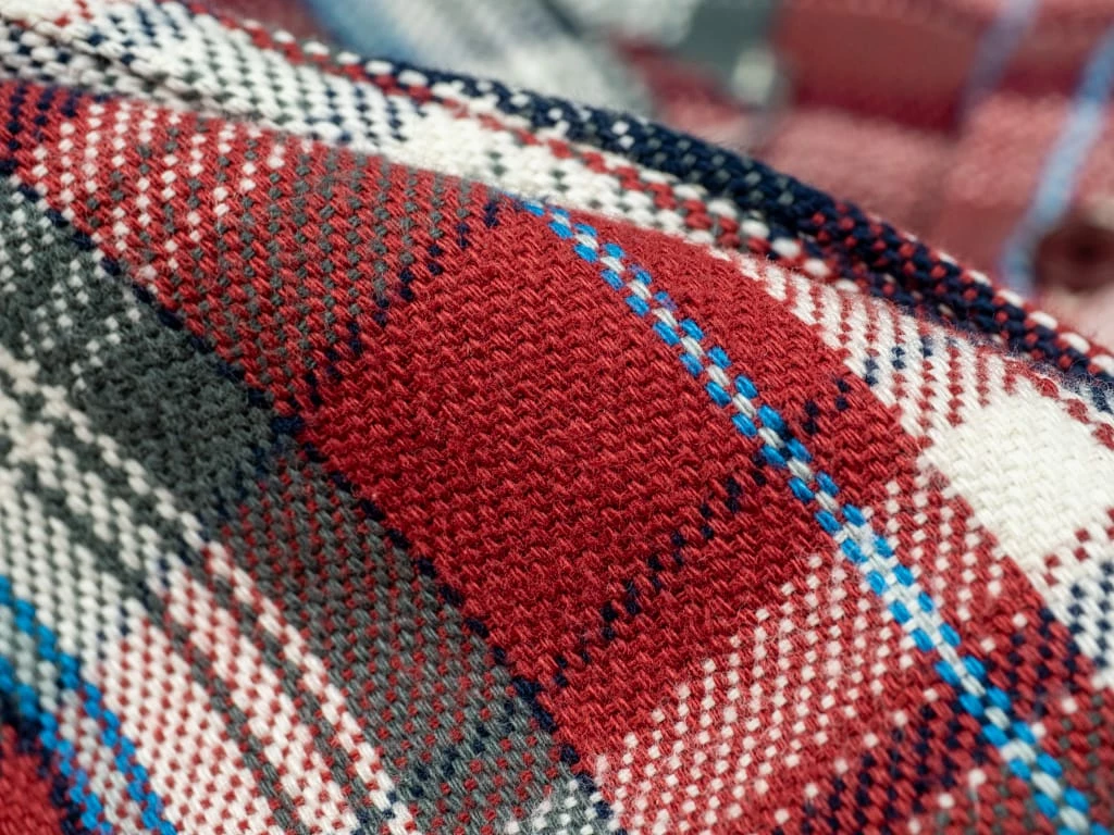 UES Heavy Flannel Shirt Red Small Check 30 UES Heavy Flannel Shirt Red Small Check