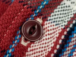 UES Heavy Flannel Shirt Red Small Check 47 UES Heavy Flannel Shirt Red Small Check