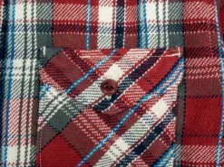 UES Heavy Flannel Shirt Red Small Check 45 UES Heavy Flannel Shirt Red Small Check