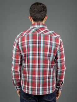 UES Heavy Flannel Shirt Red Small Check 34 UES Heavy Flannel Shirt Red Small Check