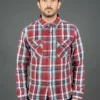 UES Heavy Flannel Shirt Red Small Check