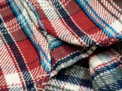 UES Heavy Flannel Shirt Red Small Check 51 UES Heavy Flannel Shirt Red Small Check