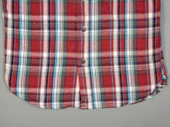 UES Heavy Flannel Shirt Red Small Check 49 UES Heavy Flannel Shirt Red Small Check